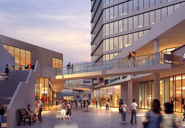 Eine Batterie im Rahmen